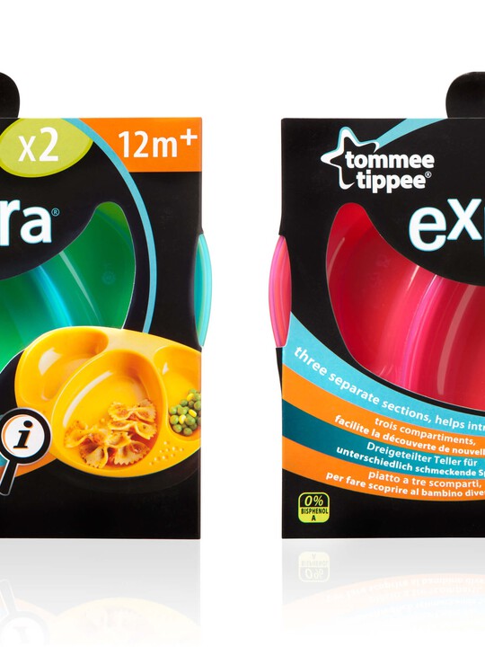 Tommee Tippee - Explora Section Plate 2pcs image number 1